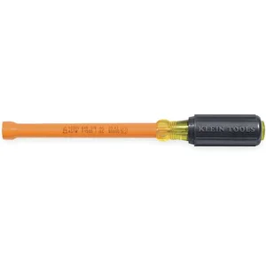 KLEIN TOOLS 646-1/2-INS Insulated Nut Driver, Hollow, Size 1/2 Inch | AB4LQU 1YRX5 / 65231-8