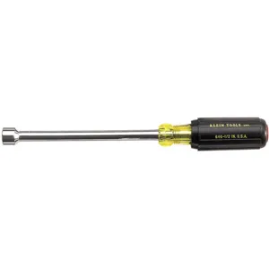 KLEIN TOOLS 646-9/16 Nut Driver, Cushion Grip, 6 Hollow Shaft, 9/16 Inch Size | AB9JFG 2DGW8 / 65037-6