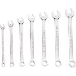 KLEIN TOOLS 68400 Combination Wrench Set, 1/4 - 5/8 Inch, 7 Piece, Chrome | AB9JAY 2DGC6 / 68400-5