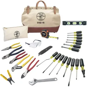 KLEIN TOOLS 80028 Electricians Tool Set, Journyman, 28 Piece | AC3TJR 2VZA9 / 80028-3