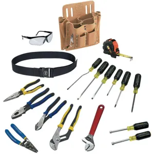 KLEIN TOOLS 80118 Electricians Tool Set, Journyman, 18 Piece | AB9JDL 2DGP4 / 80118-1