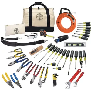 KLEIN TOOLS 80141 Electricians Tool Set, Journyman, 41 Piece | AC3TJT 2VZC1 / 80141-9