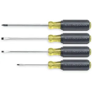 KLEIN TOOLS 85484 Mini Screwdriver Set, 5-3/4 Inch Length, 4 Piece | AB4HPN 1YBP7 / 85484-2