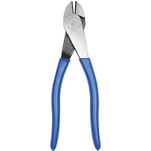 KLEIN TOOLS D2000-28 Diagonal Cutter, 8-1/16 Inch Overall Length, 13/16 Inch Length, Light Blue | AD6RXB 4A838 / 72092-5