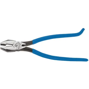 KLEIN TOOLS D2000-7CST Linesman Pliers, Size 9-1/4 Inch, Dipped Handle | AB9HTT 2DEV7 / 70378-2