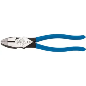 KLEIN TOOLS D2000-9NECR Side Cut Plier With Crimper, Size 9-3/8 Inch | AB9JFR 2DGY7 / 70083-5