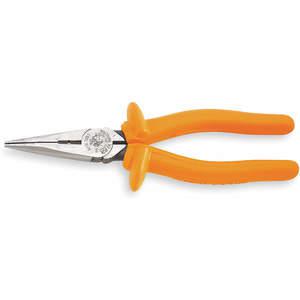 KLEIN TOOLS D203-8-INS Needle Nose Pliers, 8-5/16 Inch Length, Smooth Jaw | AB2NWZ 1N086 / 71029-2