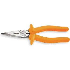 KLEIN TOOLS D203-8-INS Needle Nose Pliers, 8-5/16 Inch Length, Smooth Jaw | AB2NWZ 1N086 / 71029-2