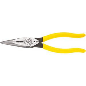 KLEIN TOOLS D203-8NCR Needle Nose Pliers, Size 8-7/16 x 2-5/16 Inch | AB9JFW 2DGZ3 / 71034-6