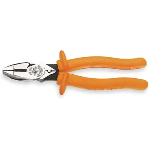 KLEIN TOOLS D213-9NE-CR-INS Insulated Linesman Pliers, 1.594 Inch Jaw length | AB2NXB 1N089 / 70047-7