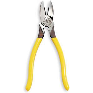 KLEIN TOOLS D213-9NE-CR Linesman Pliers, Size 9-3/8 Inch, Dipped Handle | AD6RWY 4A835 / 70046-0