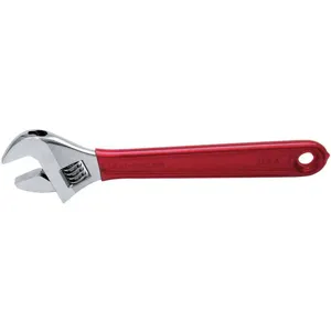 KLEIN TOOLS D507-12 Adjustable Wrench, 1.5 Inch Jaw Capacity, Chrome Dipped | AB9HUN 2DEZ3 / 67534-8