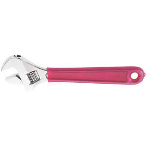 KLEIN TOOLS D507-6 Adjustable Wrench, 0.94 Inch Jaw Capacity, Chrome Dipped | AB9HUP 2DEZ4 / 67525-6