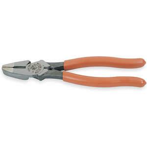 KLEIN TOOLS HD213-9NE Linesman Pliers, Size 9-1/2 Inch, Dipped Handle | AE3CAA 5C565 / 70044-6