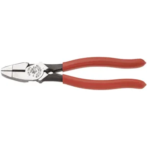 KLEIN TOOLS HD213-9NETH Linesman Pliers, Size 9-1/2 Inch, Dipped Handle | AB9JGH 2DHB3 / 70052-1