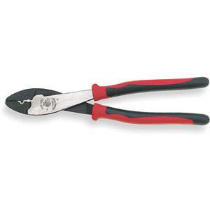 KLEIN TOOLS J1005 Insulated Crimper, 22-10 Awg, 9-3/4 Inch Length, Red/Black | AA9NUE 1ED90 / 74001-5