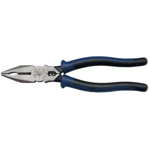 KLEIN TOOLS J12098 Linesman Pliers, Size 8-3/4 Inch, Ergonomic Handle | AA2AVB 10A982 / 70000-2