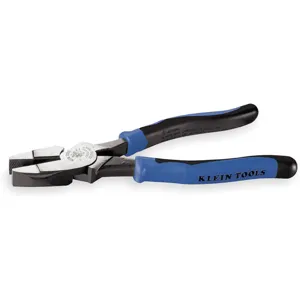 KLEIN TOOLS J2000-9NE Linesman Pliers, Size 9-1/2 Inch, Ergonomic Handle | AD2AGE 3LY16 / 72102-1