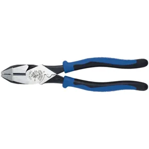 KLEIN TOOLS J2000-9NECR Linesman Pliers, Size 9 Inch, Ergonomic Handle | AB9JGJ 2DHB5 / 72104-5