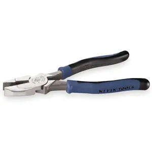 KLEIN TOOLS J213-9NE Linesman Pliers, Size 9-1/2 Inch, Ergonomic Handle | AD2AGB 3LY13 / 72101-4