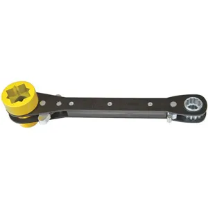 KLEIN TOOLS KT155HD Ratchet Linemans Wrench, 5 In 1, 12 Inch Length | AB6TBE 22DL59 / 68027-4