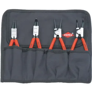 KNIPEX 00 19 56 Circlip Pliers Set Internal/External 4 Piece | AA2KTF 10N809