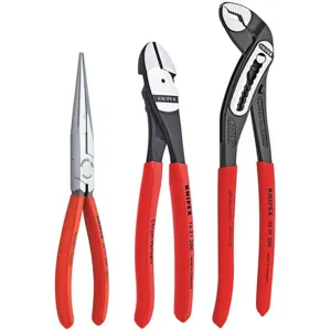 KNIPEX 00 20 08 US1 Water Pump Plier Set 8 10 8 Inch 3 Pc | AB9MJA 2DYW7