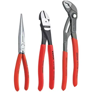 KNIPEX 00 20 08 US2 Water Pump Plier Set 8 10 8 Inch 3 Pc | AB9MHZ 2DYW6