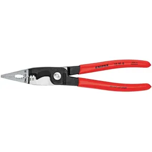 KNIPEX 13 81 8 Installation Pliers Plastic Dipped | AH2ZLN 30WJ81