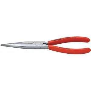 KNIPEX 26 13 200 Long Nose Plier 8 Inch Serrated | AH8JQK 38UT37