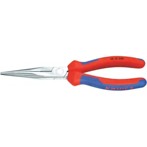 KNIPEX 26 15 200 Long Nose Plier 8 Inch Serrated | AH8JQL 38UT38