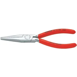 KNIPEX 30 13 160 Long Nose Plier 6-1/4 Inch Serrated | AH8JQN 38UT40