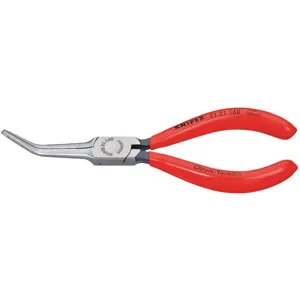 KNIPEX 31 21 160 Bent Long Nose Plier 6-1/4 Inch Smooth | AH8JQU 38UT47