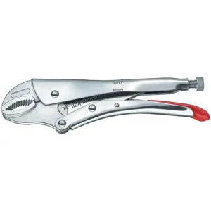 KNIPEX 41 04 180 Locking Pliers 7-1/4 Inch Length 1-31/64 Inch Jaw | AH8JRB 38UT54