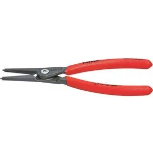 KNIPEX 49 11 A4 Circlip Pliers External Straight 0.125 Tip | AA2MMK 10T957