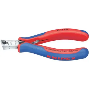 KNIPEX 62 12 120 End Cutting Nippers 4-3/4 In | AA2MMV 10T966