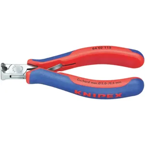 KNIPEX 64 02 115 End Cutting Nipper Ergonomic Handle | AF9ZBG 30WJ61