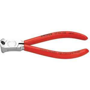 KNIPEX 69 03 130 End Cutting Pliers 5-1/8 Inch Length Red | AH8GYW 38TG87