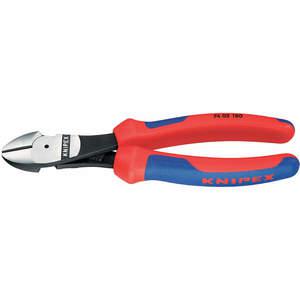 KNIPEX 74 12 180 Diagonal Cutter 8 Inch Length 7/8 Inch Length 1 Inch Width | AA2MPD 10T999