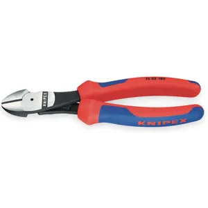 KNIPEX 74 02 200 SBA Diagonal Cutter 8 Inch Length 7/8 Inch Length 1 Inch Width | AB9MJH 2DYX5