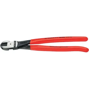 KNIPEX 74 91 250 Centre Cutter High Leverage 10 Inch Length Red | AA2MPH 10U005