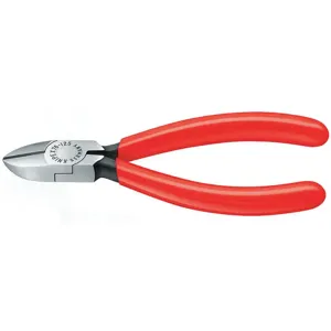 KNIPEX 76 01 125 Diagonal Cutters Plastic Coated | AH8GZA 38TG91