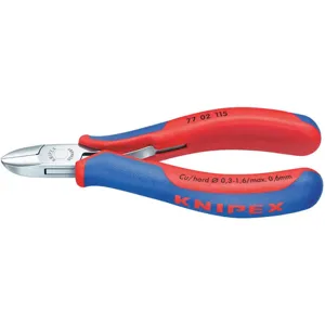 KNIPEX 77 02 115 Diagonal Cutting Pliers Ergonomic Handle | AF9ZBT 30WJ71