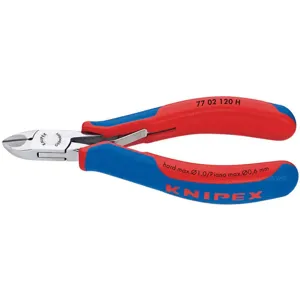 KNIPEX 77 02 120 H Diagonal Cutting Pliers Ergonomic Handle | AF9ZBA 30WJ55