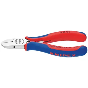 KNIPEX 77 22 130 Diagonal Cutting Pliers Ergonomic Handle | AF9ZBU 30WJ74