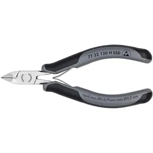 KNIPEX 77 32 120 H ESD Diagonal Cutting Pliers Ergonomic Handle | AF9ZBF 30WJ60