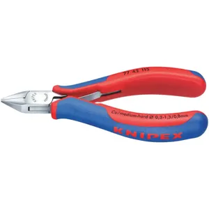 KNIPEX 77 42 115 Diagonal Cutting Pliers Ergonomic Handle | AF9ZBV 30WJ75