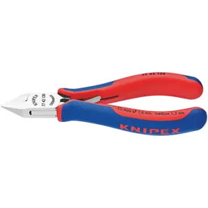 KNIPEX 77 42 130 Diagonal Cutting Pliers Ergonomic Handle | AF9ZBW 30WJ76