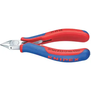 KNIPEX 77 52 115 Diagonal Cutting Pliers Ergonomic Handle | AF9ZBX 30WJ77