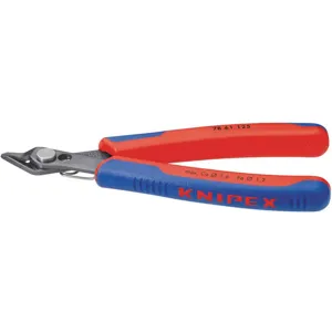 KNIPEX 78 61 125 Precision Nippers 5 In | AA2MPL 10U012